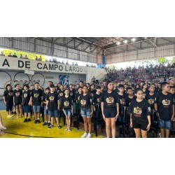 Formatura do Proerd reúne 645 alunos da rede municipal de ensino de Campo Largo